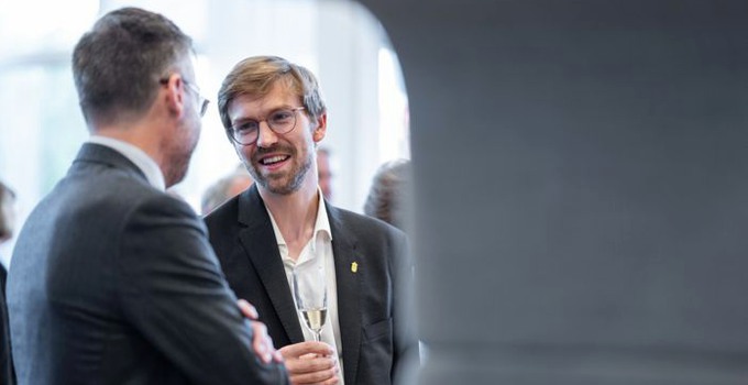 Håvard Rustad Markussen, defended his PhD thesis the 20 September 2023. Photo: Anders G Warne. 