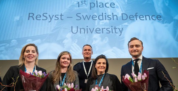 Vinnande laget i Cyber Challenge 2024.