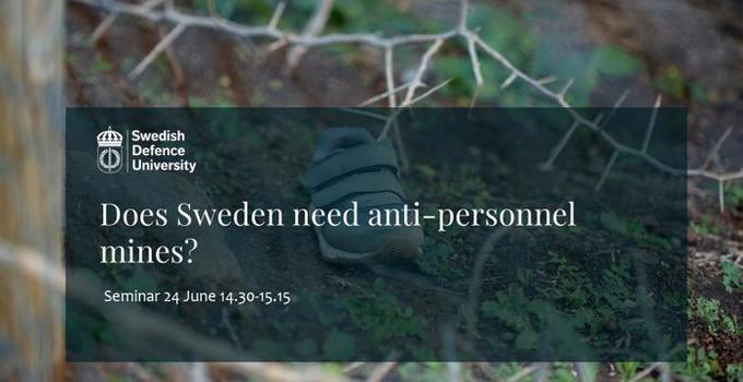 Seminariets titel samt bild på taggtråd och en barnsko.