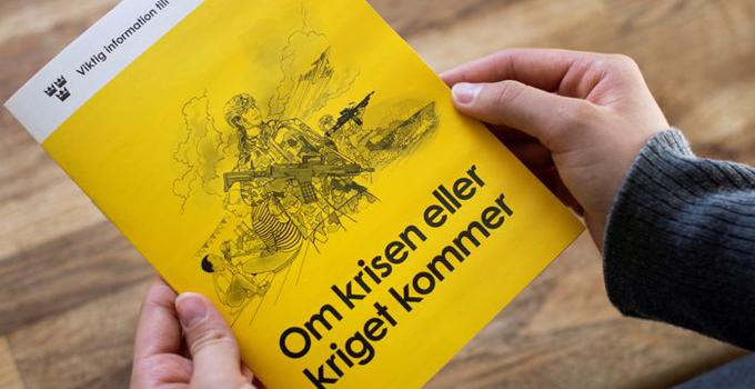 Broschyren Om krisen eller kriget kommer 
