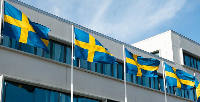 Swedish flags
