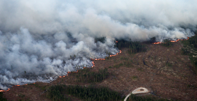 Skogsbranden i Västmanland 2014