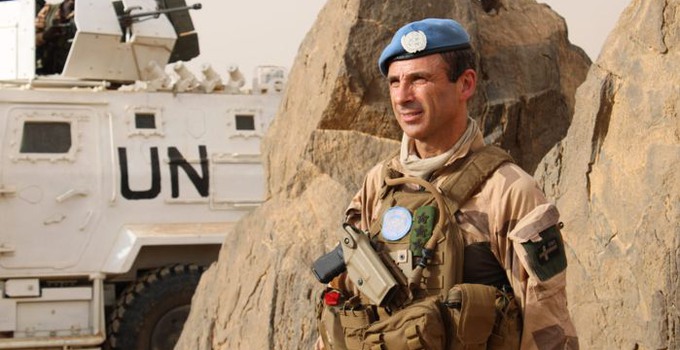 Dennis Gyllensporre i Mali.