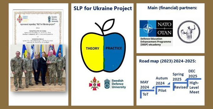 Illustration över SLP-fredsprojekt.