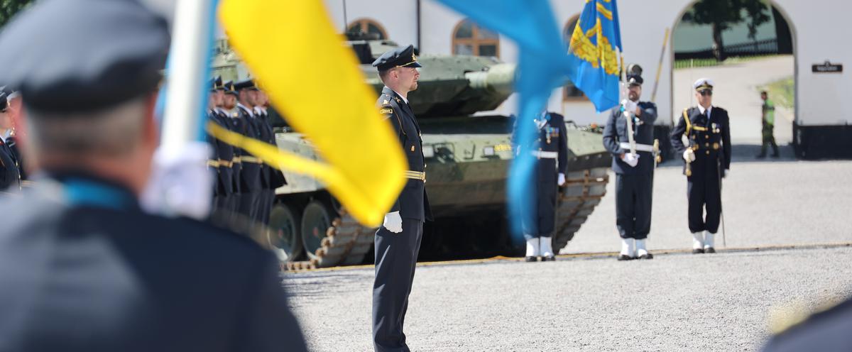 Avslutningsceremoni på Karlberg