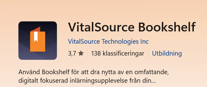 Bild på Bookshelf-appens logotyp