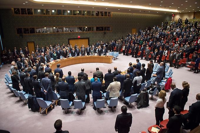 Sammanträde med FN:s säkerhetsråd.