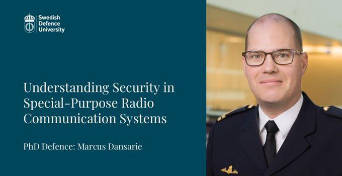 Avhandlingens titel och porträtt av Marcus Dansarie. 