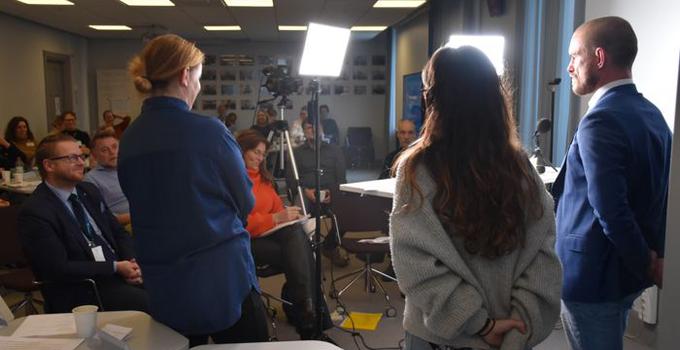 Bild från kursen Juridisk rådgivning vid kris.