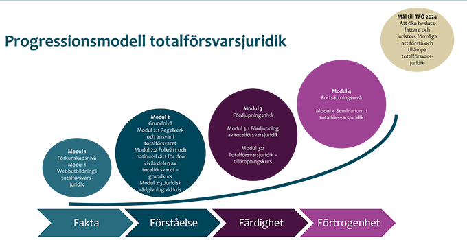 Illustration över progressionsmodell