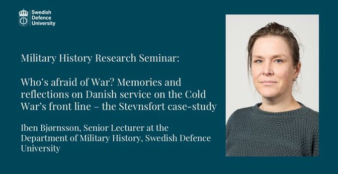 Föreläsningens titel samt porträtt av föreläsaren.