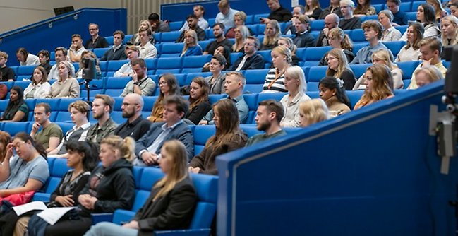 Sverigesalen under introduktionsdagen.