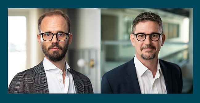 Porträtt av Karl Gustafsson och Linus Hagström.