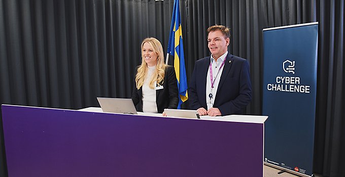 Carolina Dalmo och Erik Biverot på CTSS.