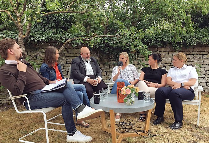 Seminarium om försvarsvilja i Almedalen